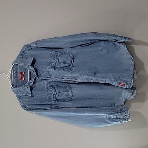 Vintage 80s Marlboro denim shirt